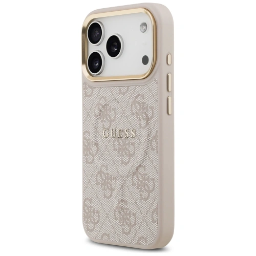 Etui Guess 4G PU Classic Logo MagSafe do Apple iPhone 17 Pro różowy