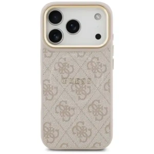 Etui Guess 4G PU Classic Logo MagSafe do Apple iPhone 17 Pro różowy