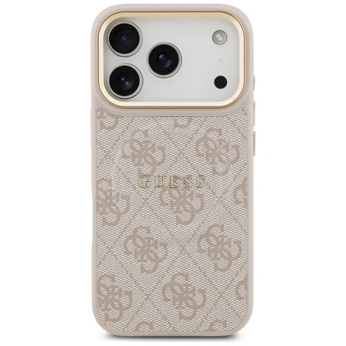 Etui Guess 4G PU Classic Logo MagSafe do Apple iPhone 17 Pro różowy
