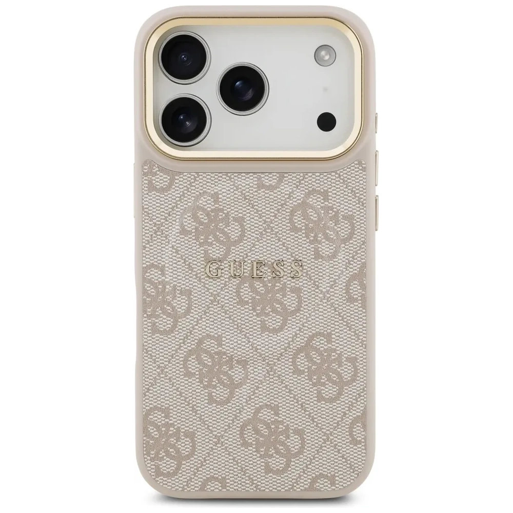 Etui Guess 4G PU Classic Logo MagSafe do Apple iPhone 17 Pro różowy