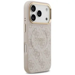Etui Guess 4G PU Classic Logo MagSafe do Apple iPhone 17 Pro różowy