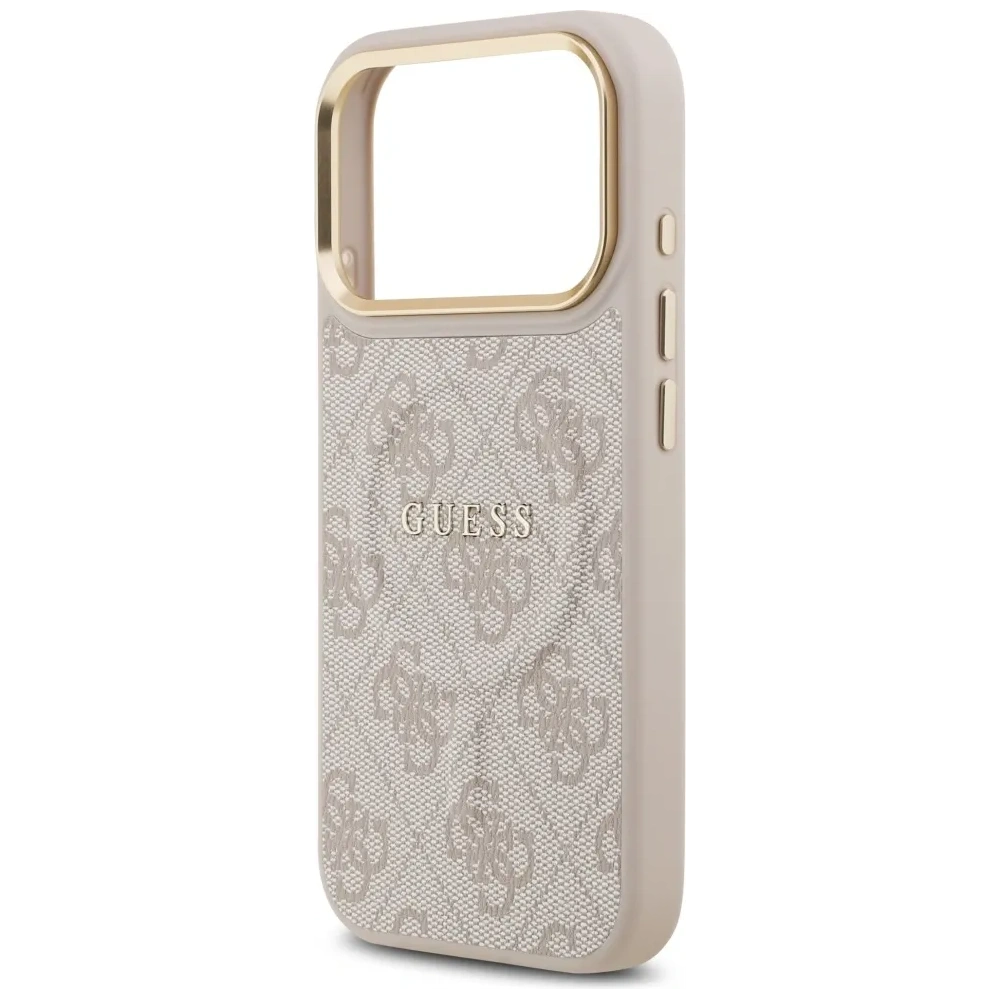 Etui Guess 4G PU Classic Logo MagSafe do Apple iPhone 17 Pro różowy
