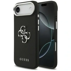 Etui Guess Grained Big 4G Classic Logo do Apple iPhone 17 Air czarny