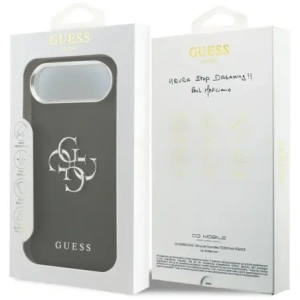 Etui Guess Grained Big 4G Classic Logo do Apple iPhone 17 Air czarny