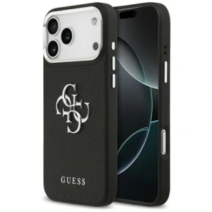 Etui Guess Grained Big 4G Classic Logo do Apple iPhone 17 Pro Max czarny