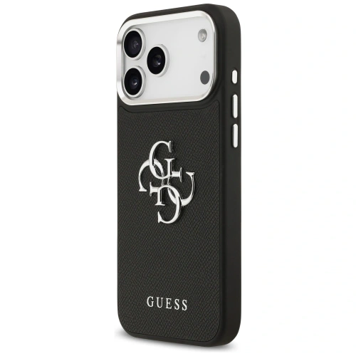 Etui Guess Grained Big 4G Classic Logo do Apple iPhone 17 Pro Max czarny