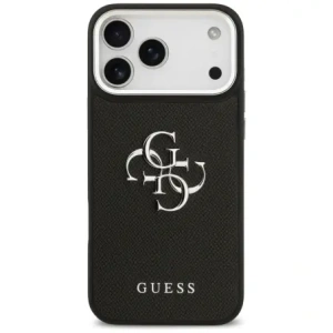 Etui Guess Grained Big 4G Classic Logo do Apple iPhone 17 Pro Max czarny