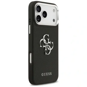 Etui Guess Grained Big 4G Classic Logo do Apple iPhone 17 Pro Max czarny