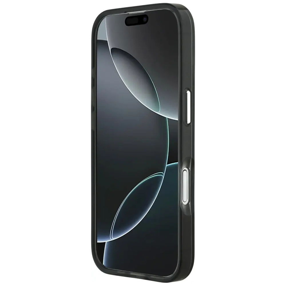 Etui Karl Lagerfeld IML Choupette Head Logo MagSafe do Apple iPhone 17 czarny