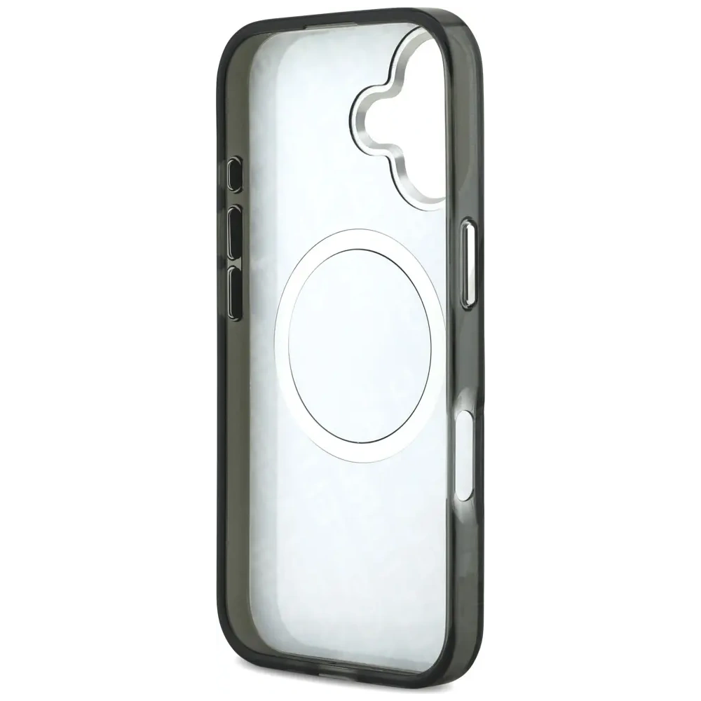 Etui Karl Lagerfeld IML Choupette Head Logo MagSafe do Apple iPhone 17 czarny