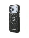 Etui Karl Lagerfeld IML Choupette Head Logo MagSafe do Apple iPhone 17 Pro czarny
