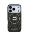 Etui Karl Lagerfeld IML Choupette Head Logo MagSafe do Apple iPhone 17 Pro czarny