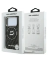 Etui Karl Lagerfeld IML Choupette Head Logo MagSafe do Apple iPhone 17 Pro czarny