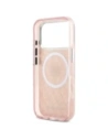 Etui Karl Lagerfeld IML Choupette Head Logo MagSafe do Apple iPhone 17 Pro Max różowy
