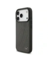 Etui Mercedes Leather Large Laurel Leave MagSafe do Apple iPhone 17 Pro antracyt