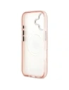 Etui Karl Lagerfeld IML Choupette Head Logo MagSafe do Apple iPhone 17 różowy