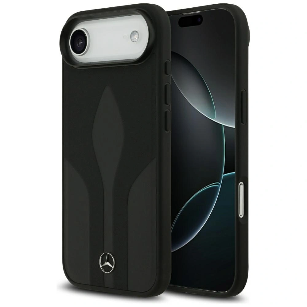 Etui Mercedes Leather The Move MagSafe do Apple iPhone Air czarny