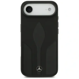 Etui Mercedes Leather The Move MagSafe do Apple iPhone 17 Air czarny