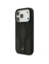 Etui Mercedes Leather The Move MagSafe do Apple iPhone 17 Pro czarny