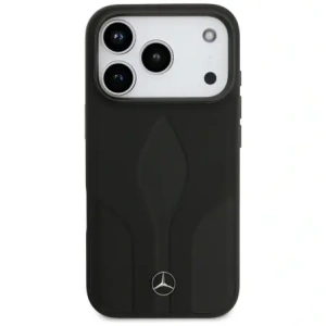 Etui Mercedes Leather The Move MagSafe do Apple iPhone 17 Pro czarny