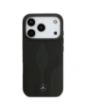 Etui Mercedes Leather The Move MagSafe do Apple iPhone 17 Pro czarny