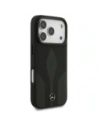 Etui Mercedes Leather The Move MagSafe do Apple iPhone 17 Pro czarny