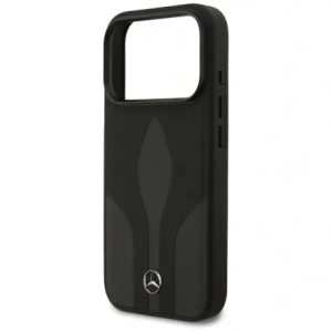 Etui Mercedes Leather The Move MagSafe do Apple iPhone 17 Pro czarny