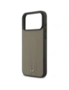 Etui Mercedes Leather The Move MagSafe do Apple iPhone 17 Pro Max taupe