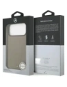 Etui Mercedes Leather The Move MagSafe do Apple iPhone 17 Pro Max taupe