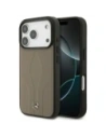 Etui Mercedes Leather The Move MagSafe do Apple iPhone 17 Pro taupe