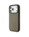 Etui Mercedes Leather The Move MagSafe do Apple iPhone 17 Pro taupe