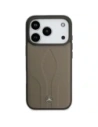 Etui Mercedes Leather The Move MagSafe do Apple iPhone 17 Pro taupe