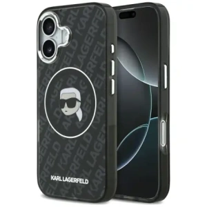 Etui Karl Lagerfeld IML Karl Head Logo MagSafe do Apple iPhone 17 czarny