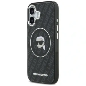 Etui Karl Lagerfeld IML Karl Head Logo MagSafe do Apple iPhone 17 czarny