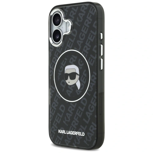 Etui Karl Lagerfeld IML Karl Head Logo MagSafe do Apple iPhone 17 czarny