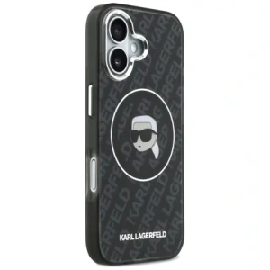 Etui Karl Lagerfeld IML Karl Head Logo MagSafe do Apple iPhone 17 czarny