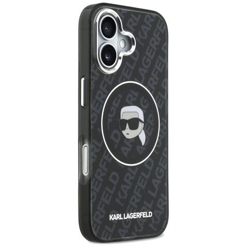 Etui Karl Lagerfeld IML Karl Head Logo MagSafe do Apple iPhone 17 czarny