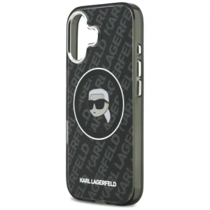 Etui Karl Lagerfeld IML Karl Head Logo MagSafe do Apple iPhone 17 czarny