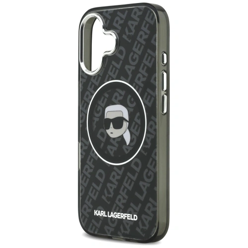 Etui Karl Lagerfeld IML Karl Head Logo MagSafe do Apple iPhone 17 czarny
