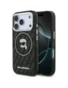 Etui Karl Lagerfeld IML Karl Head Logo MagSafe do Apple iPhone 17 Pro czarny