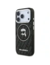 Etui Karl Lagerfeld IML Karl Head Logo MagSafe do Apple iPhone 17 Pro czarny