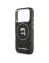 Etui Karl Lagerfeld IML Karl Head Logo MagSafe do Apple iPhone 17 Pro czarny