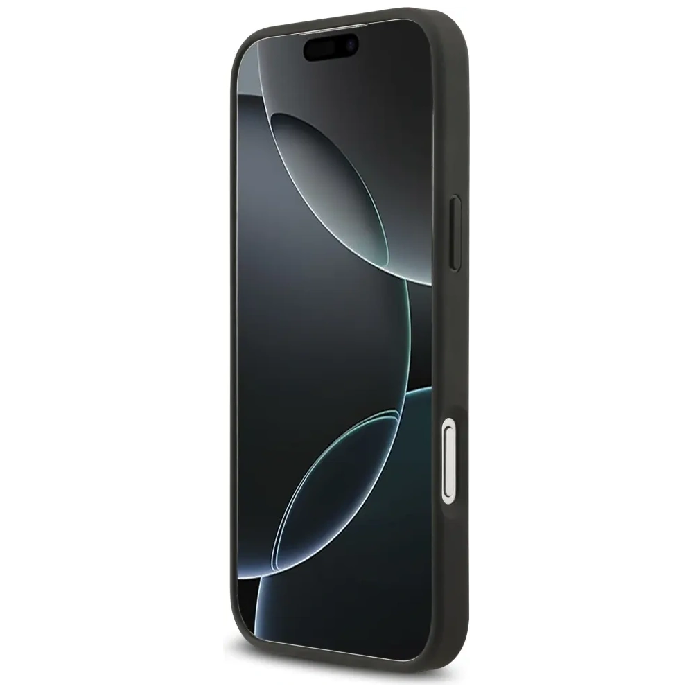 Etui Mercedes Leather Vintage Logo MagSafe do Apple iPhone 17 Pro Max taupe