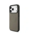 Etui Mercedes Leather Vintage Logo MagSafe do Apple iPhone 17 Pro taupe