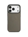 Etui Mercedes Leather Vintage Logo MagSafe do Apple iPhone 17 Pro taupe