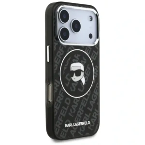 Etui Karl Lagerfeld IML Karl Head Logo MagSafe do Apple iPhone 17 Pro Max czarny