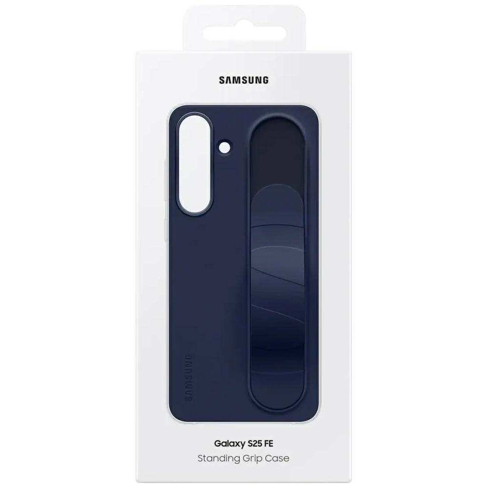 Etui Samsung Standing Grip do Galaxy S25 FE ciemno niebieski