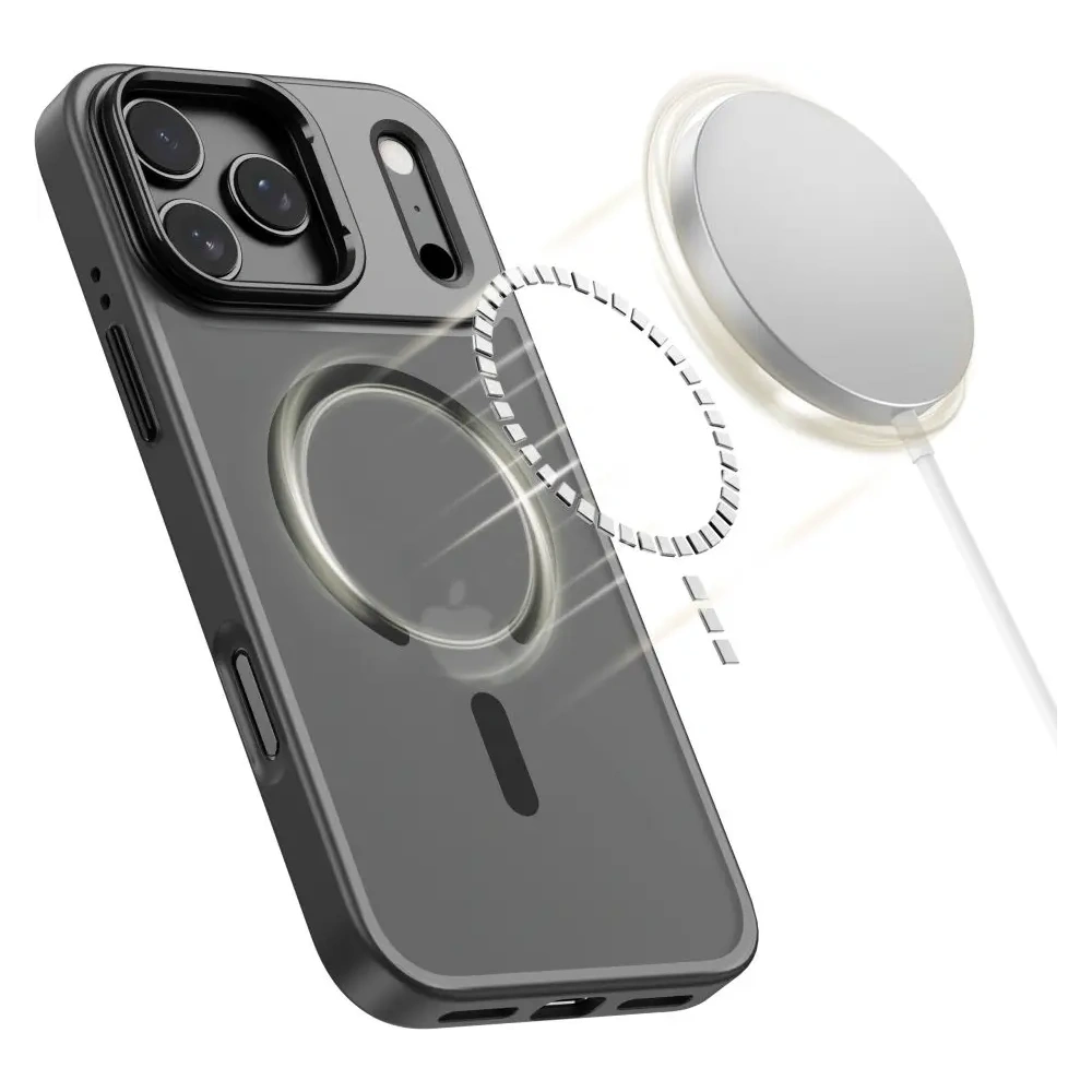 Etui Tech-Protect Magstand MagSafe do Apple iPhone 17 Pro Matte Black