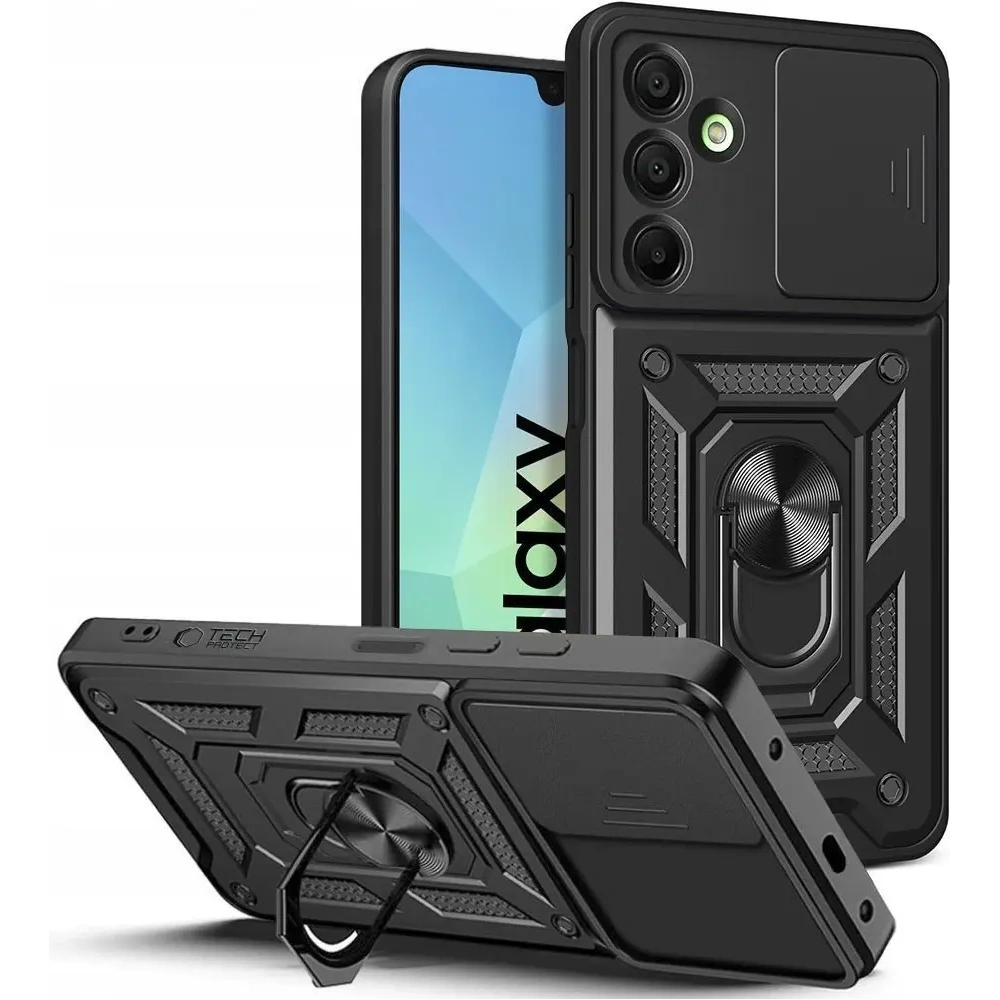Etui Tech-Protect Camshield Pro do Samsung Galaxy A17 4G / 5G Black