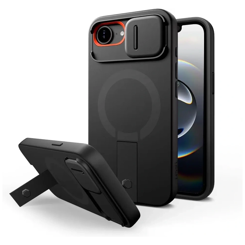 Etui Tech-Protect Kevlar Aura MagSafe do Apple iPhone 16e Black